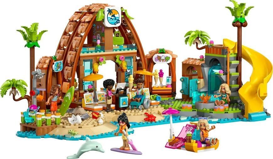 Блоковий конструктор LEGO Friends Пляжний курорт для сімейного відпочинку (42673) 613382 фото