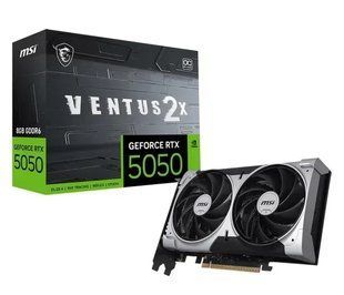 Видеокарта MSI GeForce RTX 5050 8G Ventus 2X OC (912-V538-002, G5050-8V2C) 615010 фото