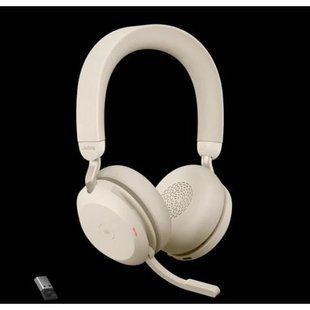 Наушники с микрофоном JABRA EVOLVE2 75 MS Stereo USB-A Biege (27599-999-998) 029548 фото