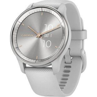 Смарт-годинник Garmin Vivomove Trend Silver S. Steel Bezel w. Mist Gray Case and S. Band (010-02665-03) 035136 фото