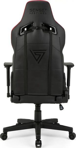 Компьютерное кресло для геймера Sense7 Sentinel Black/Red 019137 фото