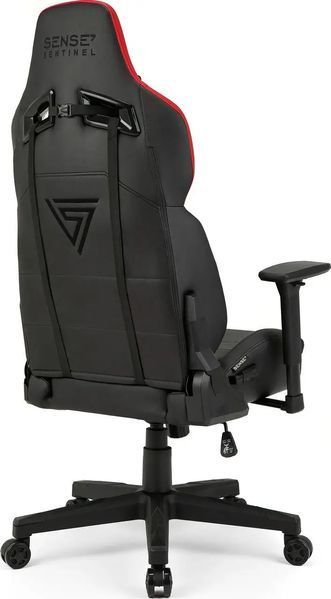 Компьютерное кресло для геймера Sense7 Sentinel Black/Red 019137 фото