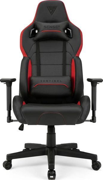 Компьютерное кресло для геймера Sense7 Sentinel Black/Red 019137 фото
