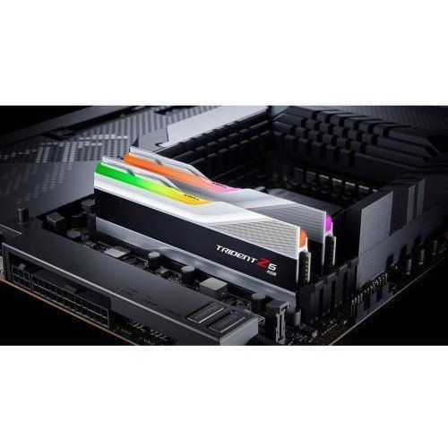 Пам'ять для настільних комп'ютерів G.Skill 32 GB (2x16GB) DDR5 6000 MHz Trident Z5 RGB Silver (F5-6000J4040F16GX2-TZ5RS) 027730 фото