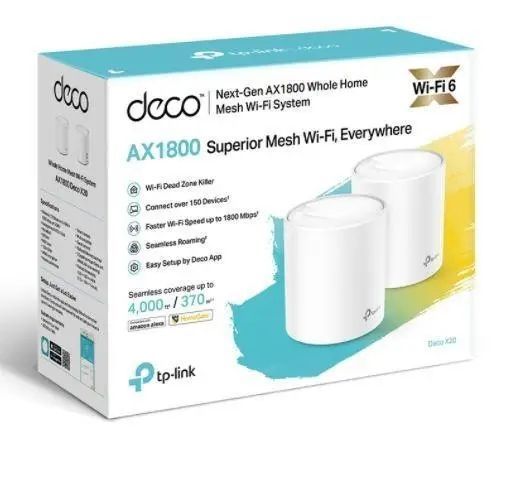 Бездротовий маршрутизатор (роутер) TP-Link Deco X20 (2-pack) 001326 фото