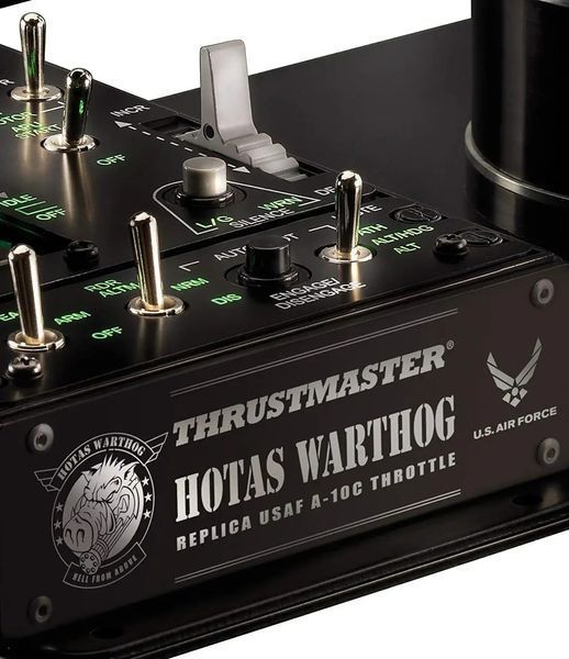 Комплект (Джойстик, Рычаг РУД) ThrustMaster Hotas Warthog (2960720) 017834 фото