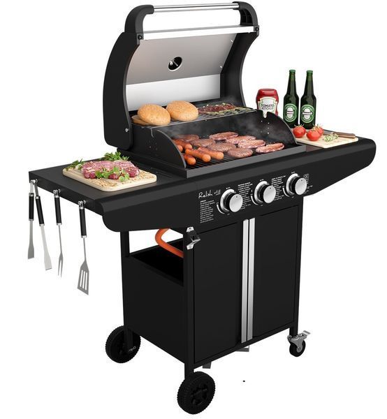 Гриль садовый газовый KOLER Relish v1 Compact Черный 9.6 кВт 47 x 40 см 160147 фото