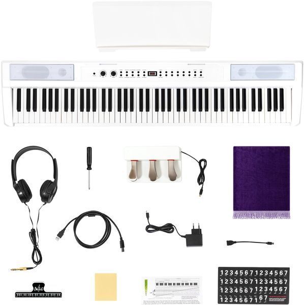 Цифрове піаніно MUSICMATE MM-P30-W ConcertoGo Білий 2119785 фото