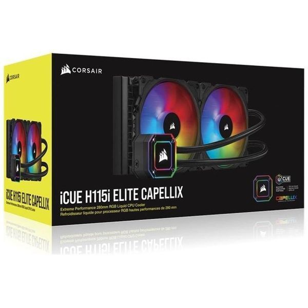 Водяне охолодження Corsair iCUE H115i ELITE CAPELLIX (CW-9060047-WW) 014184 фото
