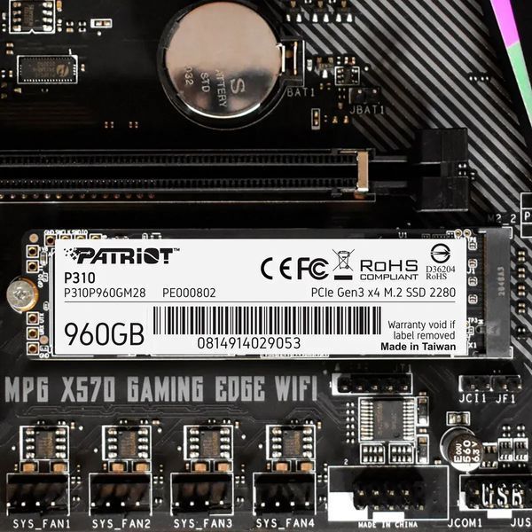 SSD накопитель Patriot P310 960 GB (P310P960GM28) 364781ua фото