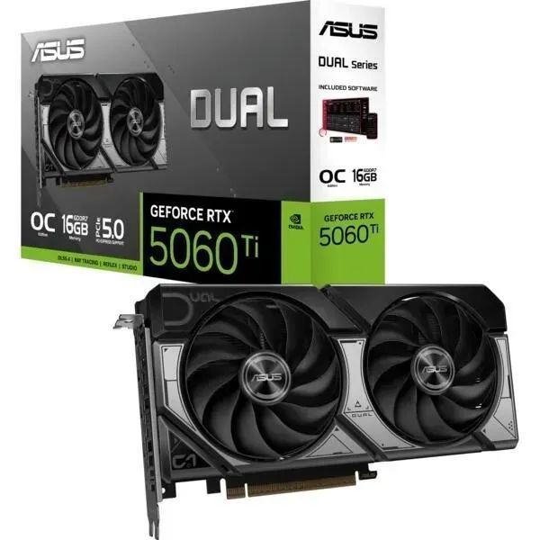 Відеокарта Asus DUAL-RTX5060TI-O16G (90YV0MH0-M0NA00) 585497 фото