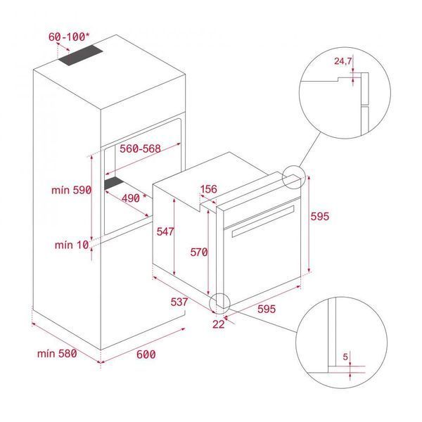 Духовка електрична Teka HLB 8600 111000010 012050 фото