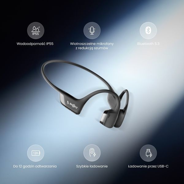 Наушники костные SHOKZ OpenRun Pro 2 Mini Черный 2026943 фото