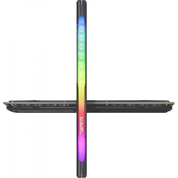 Пам'ять для настільних комп'ютерів PATRIOT 64 GB (2x32GB) DDR4 3600 MHz Viper Steel RGB (PVSR464G360C8K) 033900 фото