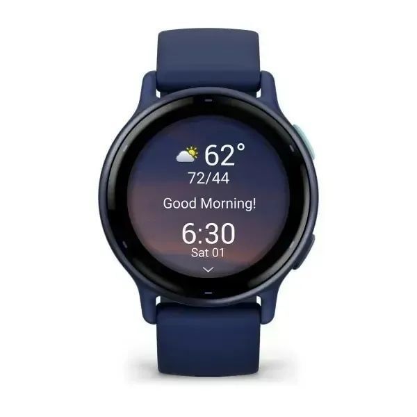 Смарт-годинник Garmin Vivoactive 5 Metallic Navy Aluminum Bezel with Navy Case and Silicone Band (010-02862-12/52) 612685 фото