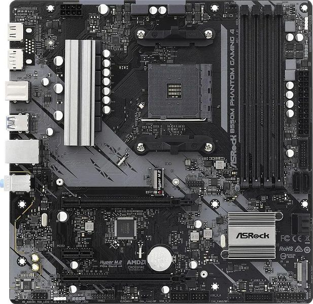 Материнська плата ASRock B550M Phantom Gaming 4 343044 фото