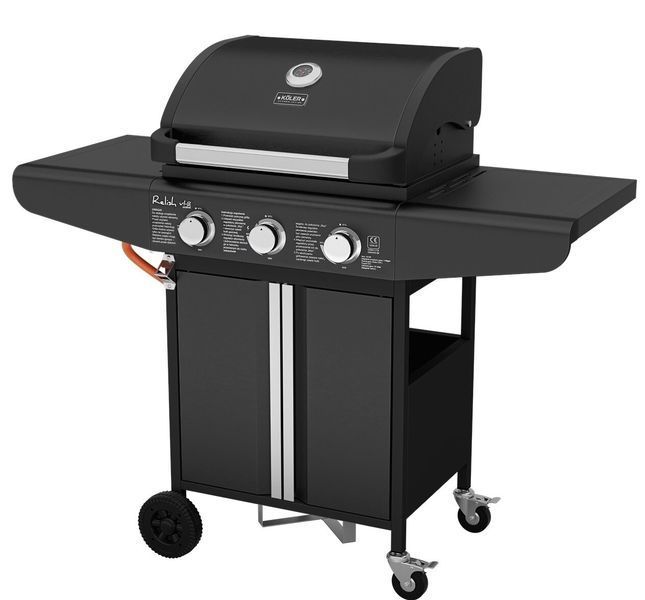 Гриль садовый газовый KOLER Relish v1 Compact Черный 9.6 кВт 47 x 40 см 160147 фото