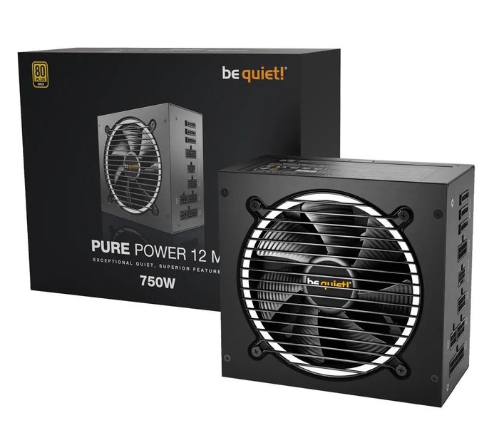 Блок питания be quiet! Pure Power 12 M 750W (BN343) 477130 фото