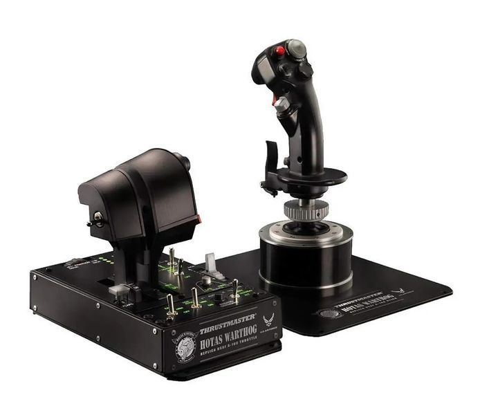 Комплект (Джойстик, Рычаг РУД) ThrustMaster Hotas Warthog (2960720) 017834 фото
