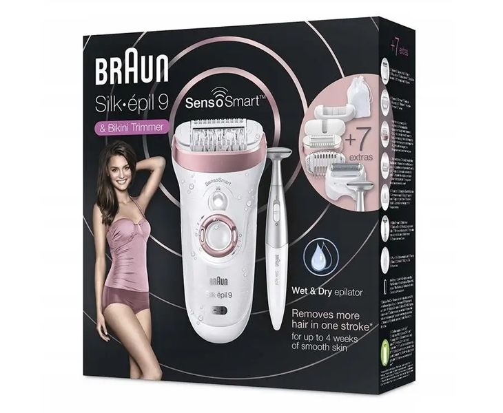 Епілятор Braun Silk-epil 9 SensoSmart SES 9/890 348928 фото