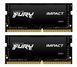 Пам'ять для ноутбуків Kingston Fury 64 GB (2x32GB) SO-DIMM DDR4 3200 MHz Impact (KF432S20IBK2/64) 032595 фото 1