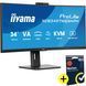 Монитор IIYAMA ProLite XCB3497WQSNPH-B1 34" 3440x1440px 120 Гц 0.4 мс [MPRT] Изогнутый + Norton Small Business 2127043 фото 1