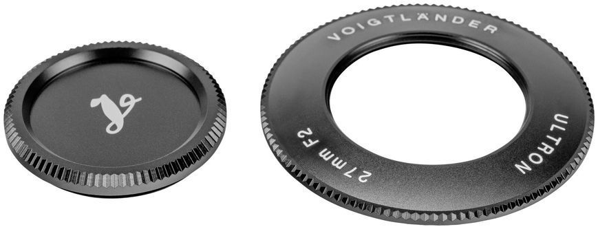 Об'єктив VOIGTLANDER Ultron 27 mm f/2.0 для Fujifilm X Чорний 2117025 фото