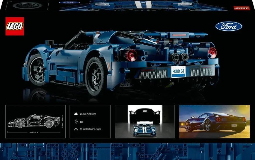 Авто-конструктор LEGO Technic Ford GT 2022 (42154) 613370 фото
