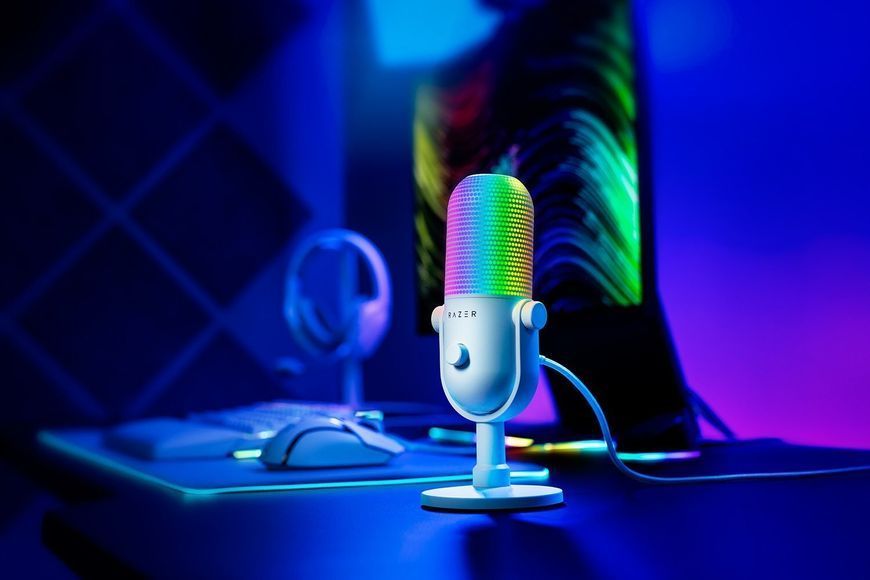 Микрофон RAZER Seiren V3 Chroma Суперкардиоидный Белый 2024980 фото