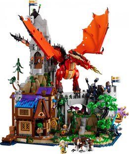 Блоковий конструктор LEGO Підземелля та дракони: Казка Червоного Дракона (21348) 009532 фото
