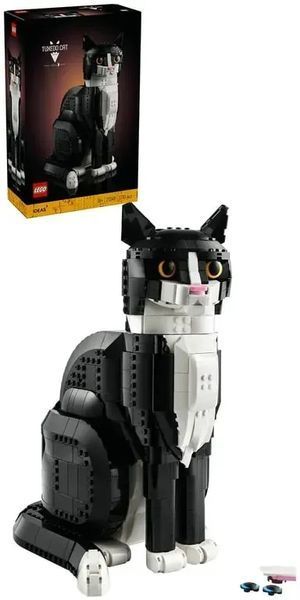 Блочный конструктор LEGO Ideas Черно-белый кот (21349) 613376 фото