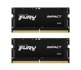 Пам'ять для ноутбуків Kingston Fury 64 GB (2x32GB) SO-DIMM DDR5 4800 MHz FURY Impact (KF548S38IBK2-64) 032596 фото