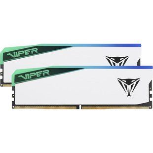 Пам'ять для настільних комп'ютерів PATRIOT 64 GB (2x32GB) DDR5 6200 MHz Viper Elite 5 RGB (PVER564G62C42KW) 033901 фото