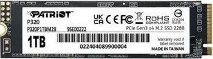 SSD накопитель Patriot P320 1 TB (P320P1TBM28) 540243ua фото