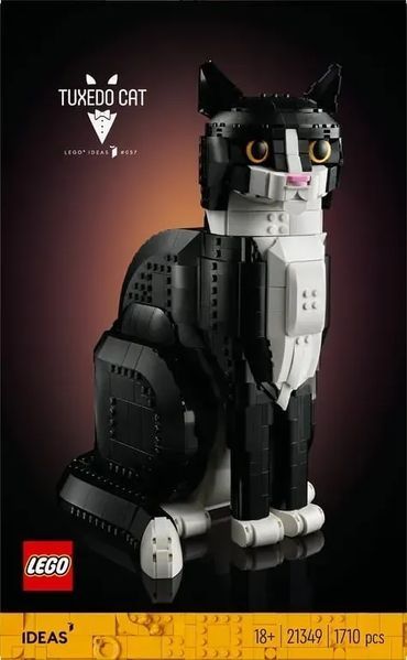 Блочный конструктор LEGO Ideas Черно-белый кот (21349) 613376 фото