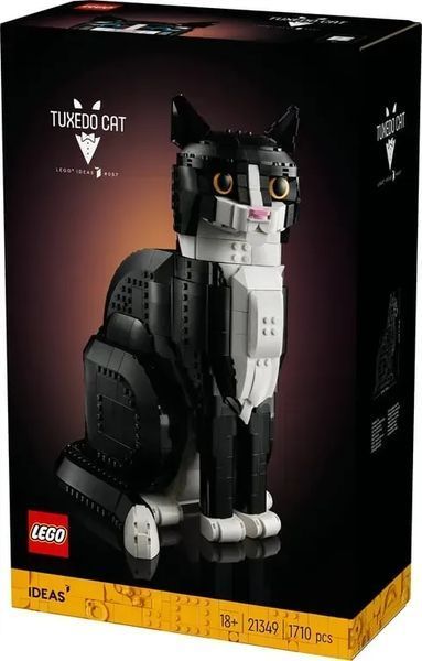 Блочный конструктор LEGO Ideas Черно-белый кот (21349) 613376 фото