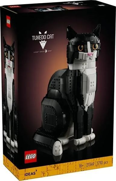 Блочный конструктор LEGO Ideas Черно-белый кот (21349) 613376 фото
