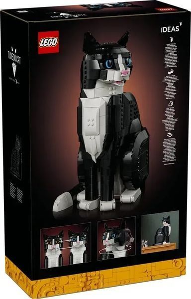Блочный конструктор LEGO Ideas Черно-белый кот (21349) 613376 фото
