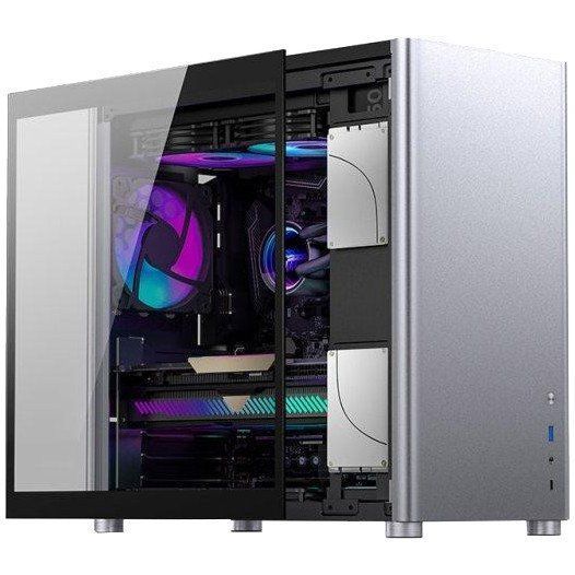 Корпус Jonsbo D40 ATX Tempered Glass silver (D40 silver) 018402 фото