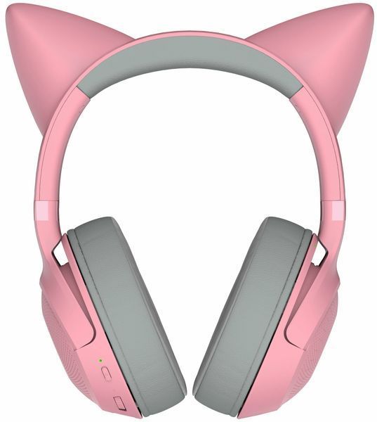 Навушники RAZER Kraken Kitty V2 BT Бездротові, Накладні, Об'ємний звук Рожево-сірий 581704 фото