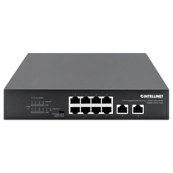 Комутатор некерований Intellinet IPS-08G02-120W (561402) 018117 фото