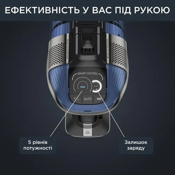 Вертикальний + ручний пилосос (2в1) Rowenta X-Force Flex 12.60 Auto Aqua RH98C0WO 577555ua фото