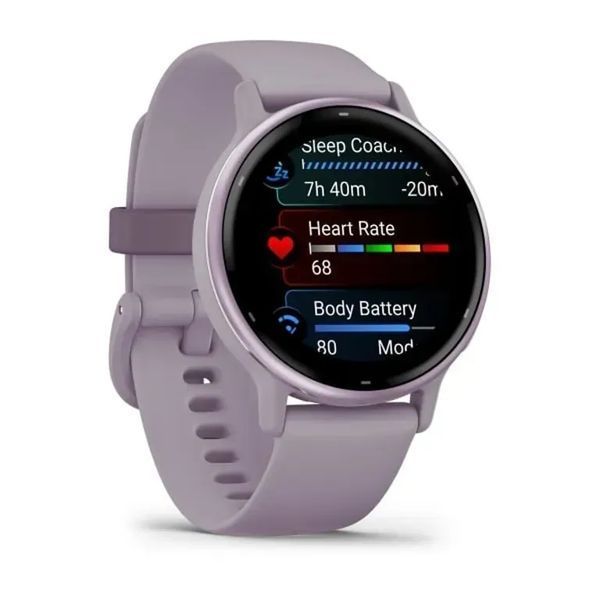 Смарт-годинник Garmin Vivoactive 5 Metallic Orchid Aluminum Bezel with Orchid Case and Silicone (010-02862-13/53) 613094 фото