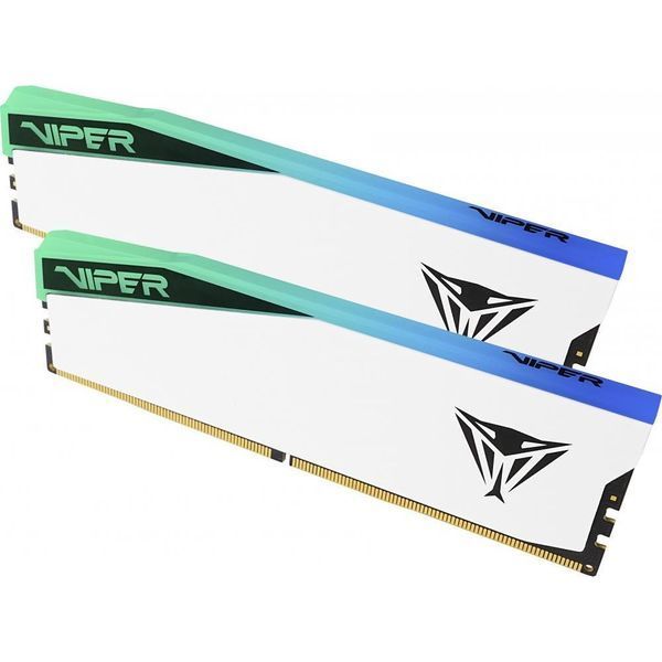 Пам'ять для настільних комп'ютерів PATRIOT 64 GB (2x32GB) DDR5 6200 MHz Viper Elite 5 RGB (PVER564G62C42KW) 033901 фото