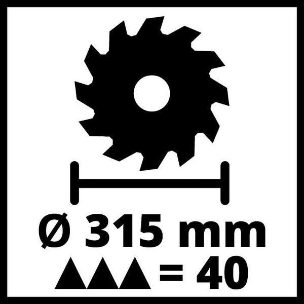 Дисковая пилка Einhell TC-TS 315 U (4340556) 014937 фото