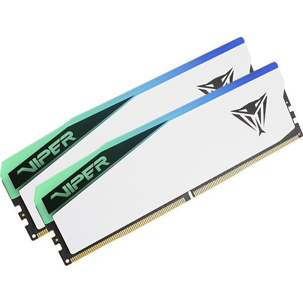 Пам'ять для настільних комп'ютерів PATRIOT 64 GB (2x32GB) DDR5 6200 MHz Viper Elite 5 RGB (PVER564G62C42KW) 033901 фото