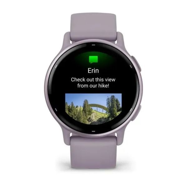 Смарт-годинник Garmin Vivoactive 5 Metallic Orchid Aluminum Bezel with Orchid Case and Silicone (010-02862-13/53) 613094 фото