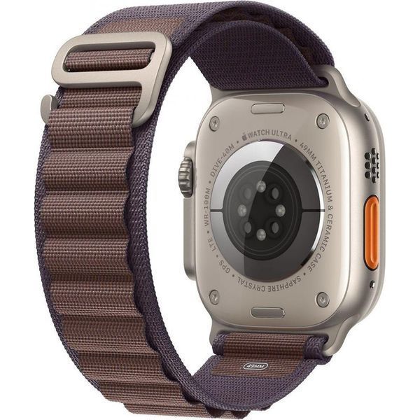 Смарт-годинник Apple Watch Ultra 2 GPS + Cellular 49mm Titanium Case with Indigo Alpine Loop - Large (MREW3) 035258 фото