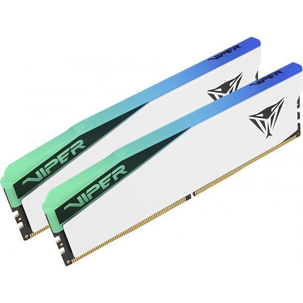 Пам'ять для настільних комп'ютерів PATRIOT 64 GB (2x32GB) DDR5 6200 MHz Viper Elite 5 RGB (PVER564G62C42KW) 033901 фото