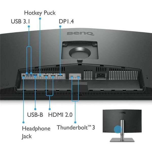 Монітор BenQ PD2725U (9H.LJXLA.TBE) 023224 фото